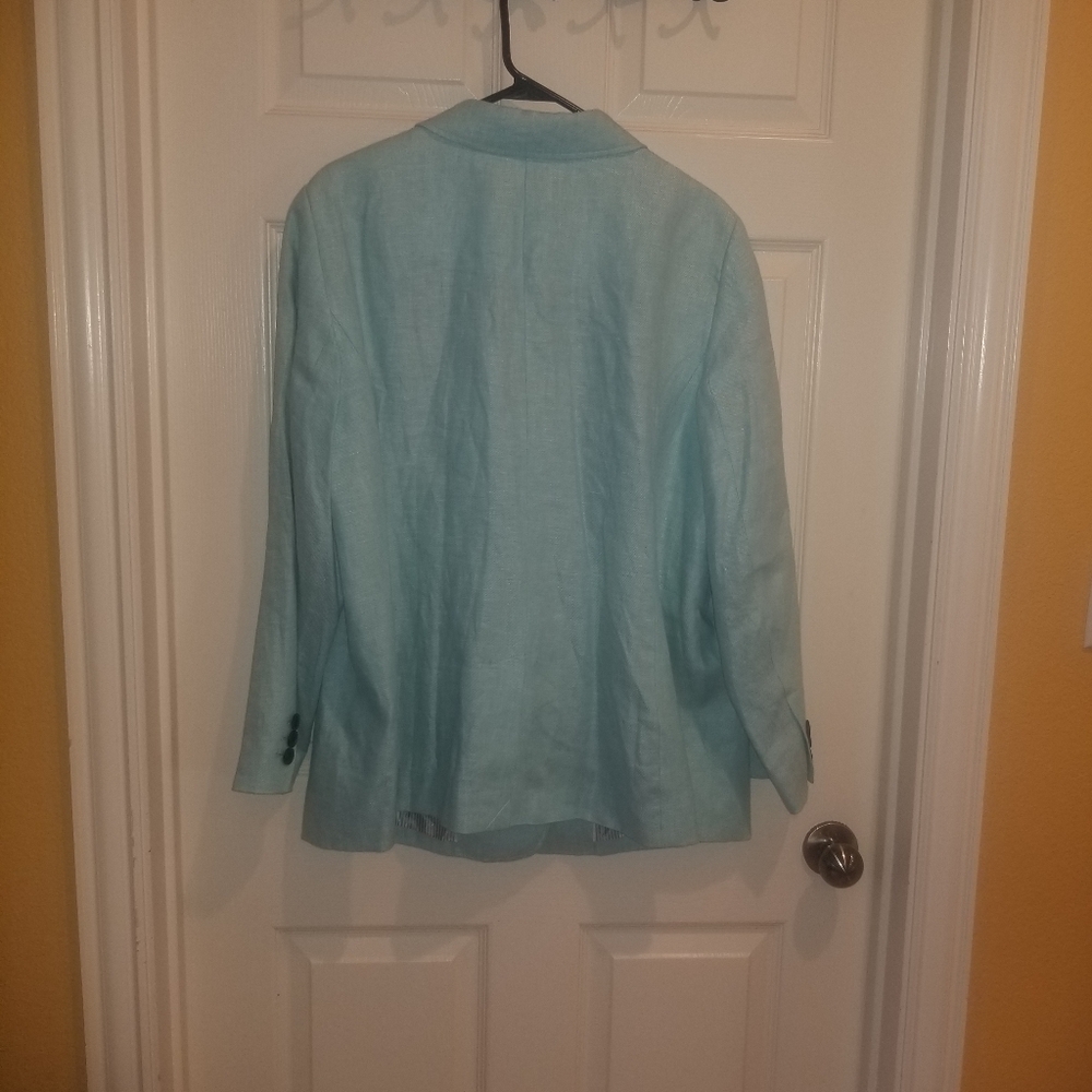 Women's Light Blue Blazer - Picture 3 of 5